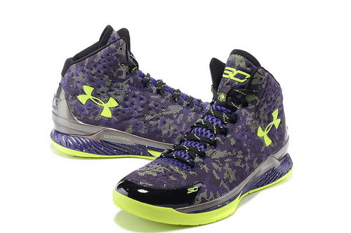 Mens Under Armour Curry One All Star Purple Yellow